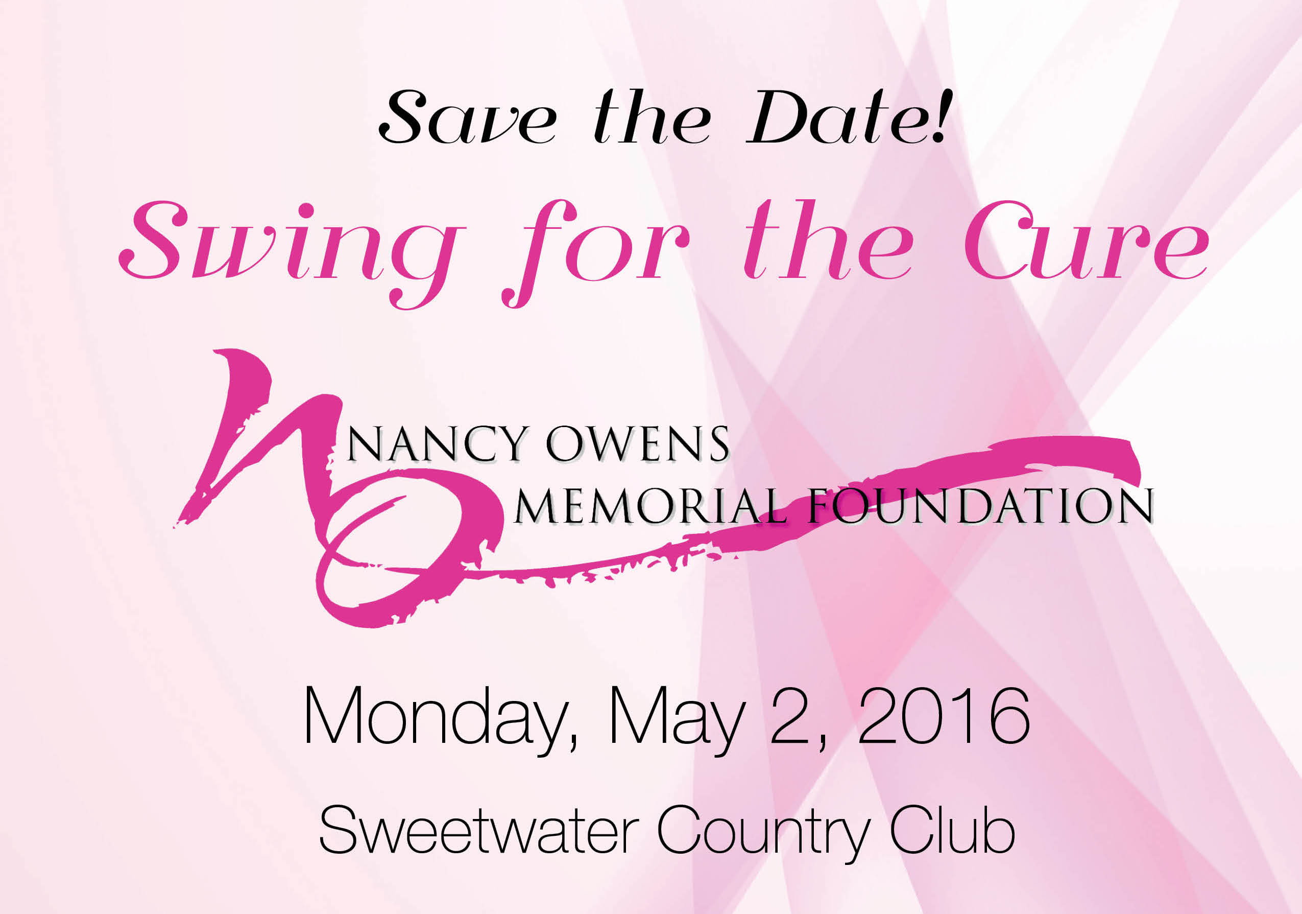2016 Golf Tournament Save the Date